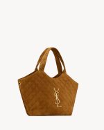 YSL ICARE Medium in quilted suede - Image 2